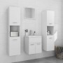 Juego de muebles de baño madera de ingeniería blanco de , Muebles de baño - Ref: Foro24-3071216, Precio: 233,53 €, Descuento: %