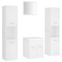 Juego de muebles de baño madera de ingeniería blanco de , Muebles de baño - Ref: Foro24-3071216, Precio: 233,53 €, Descuento: %