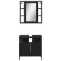 Badezimmermöbel-Set, 2-teilig, Sperrholz, Schwarz von , Badezimmermöbel - Ref: Foro24-3214715, Preis: 116,15 €, Rabatt: %