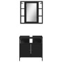 Badezimmermöbel-Set, 2-teilig, Sperrholz, Schwarz von , Badezimmermöbel - Ref: Foro24-3214715, Preis: 118,23 €, Rabatt: %