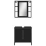 Badezimmermöbel-Set, 2-teilig, Sperrholz, Schwarz von , Badezimmermöbel - Ref: Foro24-3214720, Preis: 121,47 €, Rabatt: %