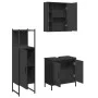 3-piece black plywood bathroom furniture set by , Bathroom furniture - Ref: Foro24-3214760, Price: 169,67 €, Discount: %