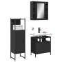 3-piece black plywood bathroom furniture set by , Bathroom furniture - Ref: Foro24-3214755, Price: 170,56 €, Discount: %