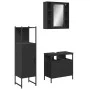 3-piece black plywood bathroom furniture set by , Bathroom furniture - Ref: Foro24-3214755, Price: 167,61 €, Discount: %