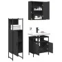 3-piece black plywood bathroom furniture set by , Bathroom furniture - Ref: Foro24-3214755, Price: 167,61 €, Discount: %