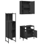 3-piece black plywood bathroom furniture set by , Bathroom furniture - Ref: Foro24-3214755, Price: 167,61 €, Discount: %