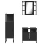 3-piece black plywood bathroom furniture set by , Bathroom furniture - Ref: Foro24-3214755, Price: 170,56 €, Discount: %