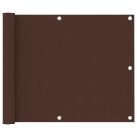 Braune Balkonmarkise aus Oxford-Stoff, 75 x 400 cm von vidaXL, Sonnenschirme - Ref: Foro24-135069, Preis: 24,01 €, Rabatt: %