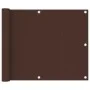 Braune Balkonmarkise aus Oxford-Stoff, 75 x 400 cm von vidaXL, Sonnenschirme - Ref: Foro24-135069, Preis: 24,01 €, Rabatt: %