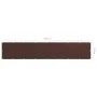 Braune Balkonmarkise aus Oxford-Stoff, 75 x 400 cm von vidaXL, Sonnenschirme - Ref: Foro24-135069, Preis: 24,01 €, Rabatt: %