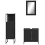3-piece black plywood bathroom furniture set by , Bathroom furniture - Ref: Foro24-3214820, Price: 151,29 €, Discount: %