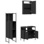 Juego de muebles de baño 3 pzas madera contrachapada negro de , Muebles de baño - Ref: Foro24-3214815, Precio: 149,34 €, Desc...