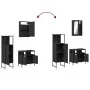 Juego de muebles de baño 3 pzas madera contrachapada negro de , Muebles de baño - Ref: Foro24-3214815, Precio: 149,34 €, Desc...