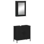 Badezimmermöbel-Set, 2-teilig, Sperrholz, Schwarz von , Badezimmermöbel - Ref: Foro24-3214780, Preis: 100,09 €, Rabatt: %