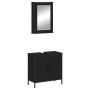 Badezimmermöbel-Set, 2-teilig, Sperrholz, Schwarz von , Badezimmermöbel - Ref: Foro24-3214780, Preis: 102,06 €, Rabatt: %