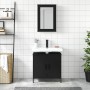 Badezimmermöbel-Set, 2-teilig, Sperrholz, Schwarz von , Badezimmermöbel - Ref: Foro24-3214780, Preis: 102,06 €, Rabatt: %