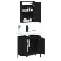 Badezimmermöbel-Set, 2-teilig, Sperrholz, Schwarz von , Badezimmermöbel - Ref: Foro24-3214780, Preis: 100,09 €, Rabatt: %