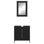 Badezimmermöbel-Set, 2-teilig, Sperrholz, Schwarz von , Badezimmermöbel - Ref: Foro24-3214780, Preis: 102,06 €, Rabatt: %