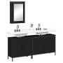 Juego de muebles de baño 3 pzas madera contrachapada negro by , Bathroom furniture - Ref: Foro24-3214790, Price: 153,27 €, Di...