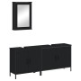 Juego de muebles de baño 3 pzas madera contrachapada negro by , Bathroom furniture - Ref: Foro24-3214790, Price: 153,27 €, Di...