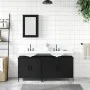 Juego de muebles de baño 3 pzas madera contrachapada negro by , Bathroom furniture - Ref: Foro24-3214790, Price: 150,72 €, Di...