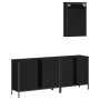 Juego de muebles de baño 3 pzas madera contrachapada negro by , Bathroom furniture - Ref: Foro24-3214790, Price: 150,72 €, Di...