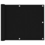 Balkonmarkise aus schwarzem Oxford-Stoff, 75 x 400 cm von vidaXL, Sonnenschirme - Ref: Foro24-135057, Preis: 18,23 €, Rabatt: %