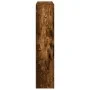 Kaminumrandung aus geräucherter Eichen-Ingenieursholz 81x18x82 cm. von , Zubehör für Holzöfen und Kamine - Ref: Foro24-854602...