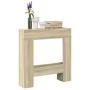 Kaminholzregal aus Eichenholz in Sonoma-Optik, 81x18x82 cm. von , Zubehör für Holzöfen und Kamine - Ref: Foro24-854600, Preis...