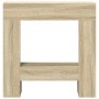 Kaminholzregal aus Eichenholz in Sonoma-Optik, 81x18x82 cm. von , Zubehör für Holzöfen und Kamine - Ref: Foro24-854600, Preis...