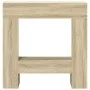 Kaminholzregal aus Eichenholz in Sonoma-Optik, 81x18x82 cm. von , Zubehör für Holzöfen und Kamine - Ref: Foro24-854600, Preis...