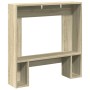 Kaminholzregal aus Eichenholz in Sonoma-Optik, 81x18x82 cm. von , Zubehör für Holzöfen und Kamine - Ref: Foro24-854600, Preis...