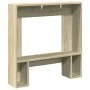 Kaminholzregal aus Eichenholz in Sonoma-Optik, 81x18x82 cm. von , Zubehör für Holzöfen und Kamine - Ref: Foro24-854600, Preis...