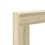 Kaminholzregal aus Eichenholz in Sonoma-Optik, 81x18x82 cm. von , Zubehör für Holzöfen und Kamine - Ref: Foro24-854600, Preis...
