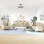3-piece sofa set in cream-colored fabric by , Sofas - Ref: Foro24-3278289, Price: 620,92 €, Discount: %