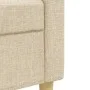 3-piece sofa set with cream fabric cushions by , Sofas - Ref: Foro24-3278305, Price: 651,02 €, Discount: %