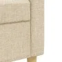 Juego de sofás 2 piezas tela color crema by , Sofas - Ref: Foro24-3278321, Price: 484,01 €, Discount: %