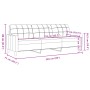 Zweiteiliges Sofaset in cremefarbener Stoffpolsterung. von , Sofas - Ref: Foro24-3278321, Preis: 491,78 €, Rabatt: %