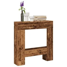Kaminholzregal aus gealtertem Ingenieurholz 81x18x82 cm von , Zubehör für Holzöfen und Kamine - Ref: Foro24-854605, Preis: 51...
