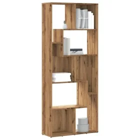 Estantería de madera de ingeniería roble artisan 67x24x161 cm by , Bookcases and shelves - Ref: Foro24-856015, Price: 86,49 €...