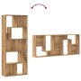 Estantería de madera de ingeniería roble artisan 67x24x161 cm by , Bookcases and shelves - Ref: Foro24-856015, Price: 88,22 €...