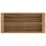 Engineered wood shoe cabinet in artisan oak, 100x35x45 cm. by , Shoe racks and shoe organizers - Ref: Foro24-857090, Price: 7...