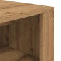 Mueble zapatero madera de ingeniería roble artisan 100x35x45 cm