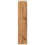 Engineered oak artisan chimney edge 81x18x82 cm by , Accessories for wood ovens and fireplaces - Ref: Foro24-854606, Price: 4...