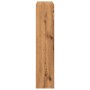 Kaminholzregal aus Eichen-Ingenieurholz, handgefertigt, 81x18x82 cm. von , Zubehör für Holzöfen und Kamine - Ref: Foro24-8546...