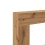 Engineered oak artisan chimney edge 81x18x82 cm by , Accessories for wood ovens and fireplaces - Ref: Foro24-854606, Price: 4...