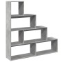 Vierstufiges Regal aus grauem Holz, 143,5x29x143,5 cm. von , Bücherregale und Regale - Ref: Foro24-857997, Preis: 76,85 €, Ra...