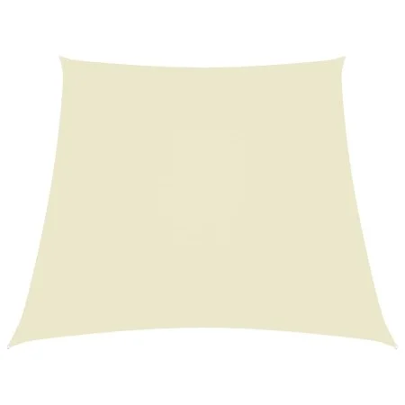 Toldo de vela trapezoidal de tela oxford color crema 3/5x4 m de vidaXL, Sombrillas - Ref: Foro24-135243, Precio: 51,97 €, Des...