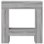 Kaminholzregal in grauer Sonoma-Ingenieursholzoptik, 81x18x82 cm. von , Zubehör für Holzöfen und Kamine - Ref: Foro24-854603,...