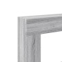 Kaminholzregal in grauer Sonoma-Ingenieursholzoptik, 81x18x82 cm. von , Zubehör für Holzöfen und Kamine - Ref: Foro24-854603,...